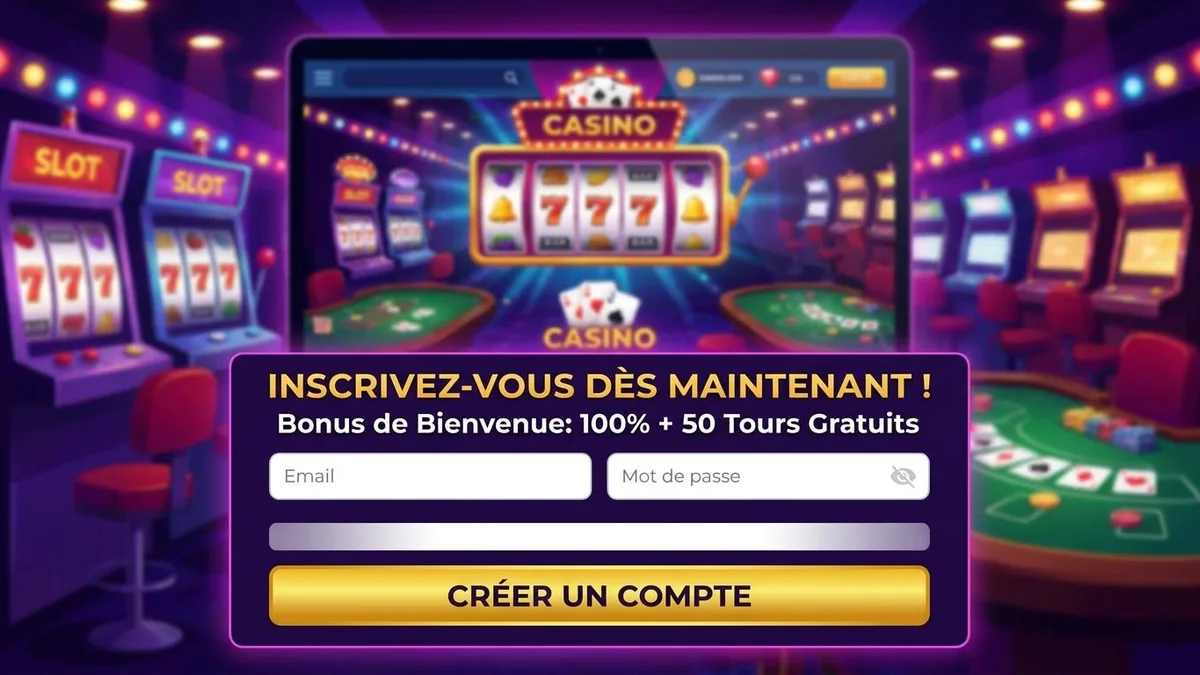 Inscription avec bonus